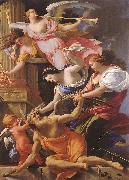 Saturn, Conquered by Amor, Venus and Hope, Simon Vouet